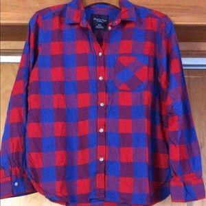 AE plaid cotton flannel